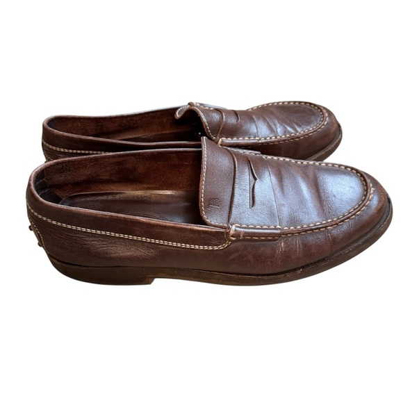 Tod\'s Brown Suede Leather Mens 9 Casual Driving Penny Loafer Dress Shoes S3 main image 4